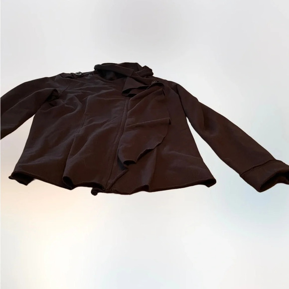 Sanctuary jacket, size medium. It zips up front with an oversized snap closure. - Picture 1 of 8